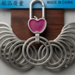 (6022) METAL HOOK KEYCHAIN FOR CAR & BIKE (PACK OF 10) - Image 3