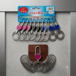 (6022) METAL HOOK KEYCHAIN FOR CAR & BIKE (PACK OF 10) - Image 2