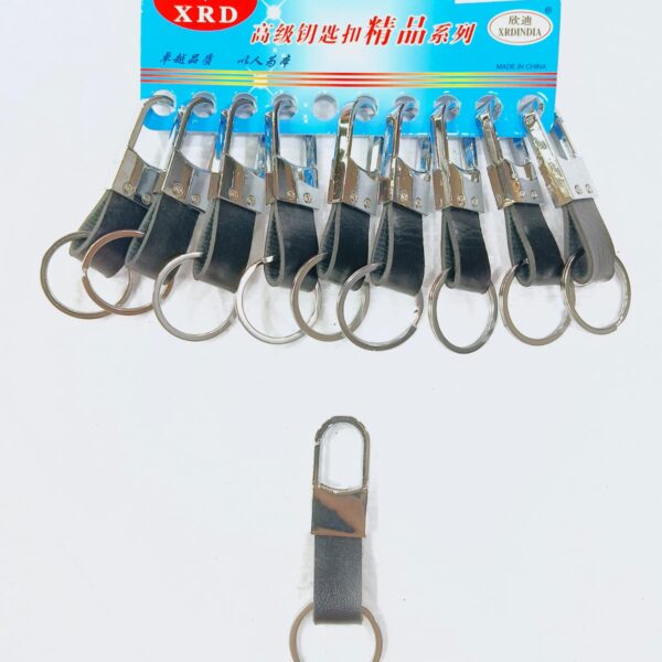 (6015) METAL HOOK KEYCHAIN FOR CAR & BIKE ( 10 pcs in one pkt )
