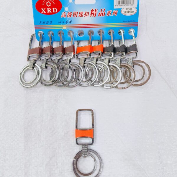 (6317) METAL HOOK KEYCHAIN FOR CAR & BIKE ( 10 pcs in one pkt )