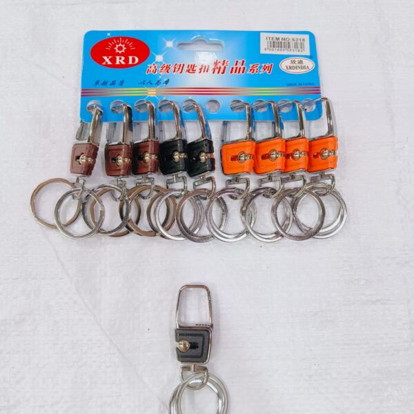 (6318) METAL HOOK KEYCHAIN FOR CAR & BIKE ( 10 pcs in one pkt )