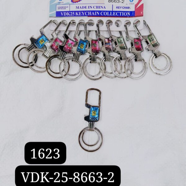 (8663-2) METAL KEYCHAIN  FOR BIKE CAR ( In one pkt 10 pcs )