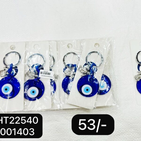 (HT22540) EVIL EYE KEYCHAIN & HANGING ( In one pkt 12 pcs )