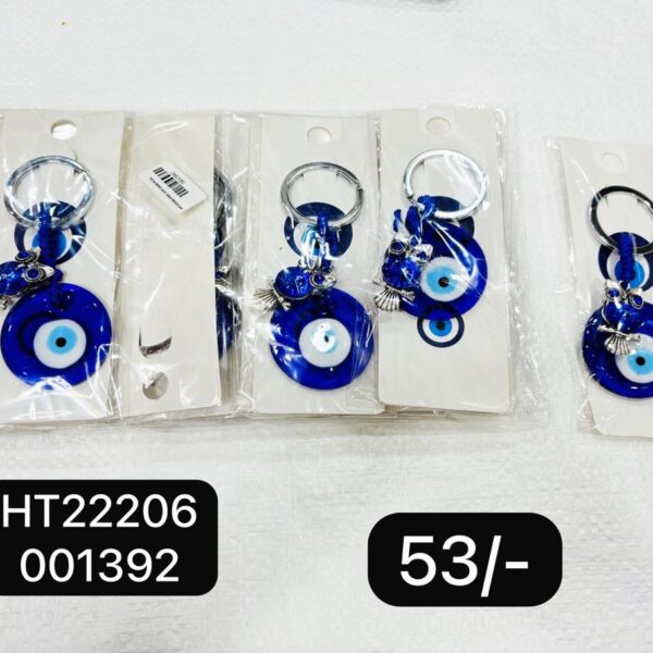 (HT22206) EVIL EYE KEYCHAIN & HANGING ( In one pkt 12 pcs )
