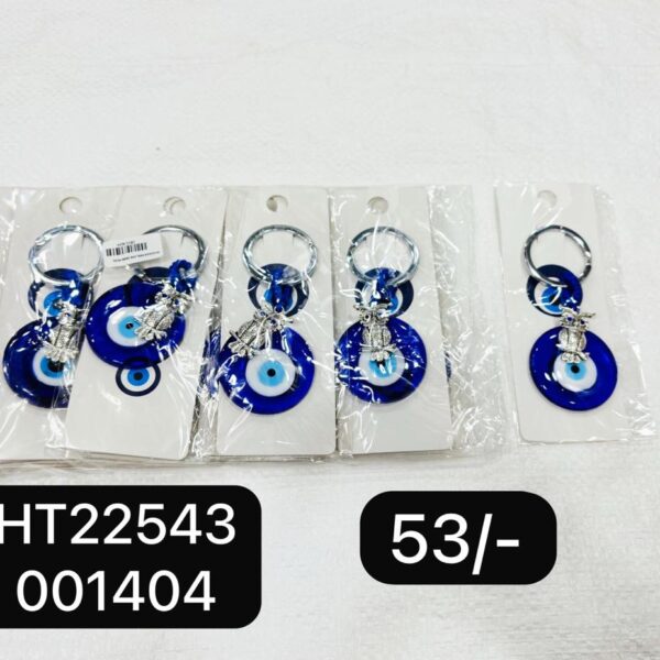 (HT22543) EVIL EYE KEYCHAIN & HANGING ( In one pkt 12 pcs )