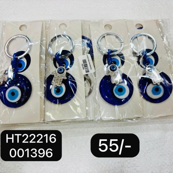 (HT22216) EVIL EYE KEYCHAIN & HANGING ( In one pkt 12 pcs )