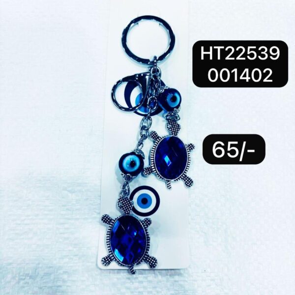 (HT22539) EVIL EYE KEYCHAIN & HANGING ( In one pkt 12 pcs )