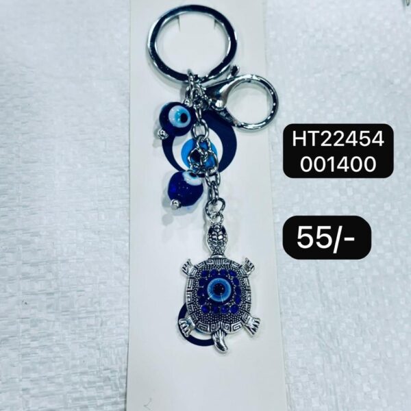 (HT22454) EVIL EYE KEYCHAIN & HANGING ( In one pkt 12 pcs )
