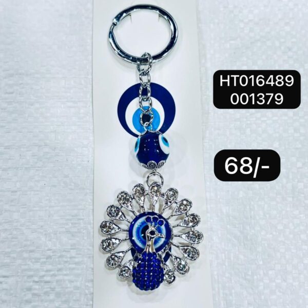 (HT16489) EVIL EYE KEYCHAIN & HANGING ( In ome pkt 12 pcs )