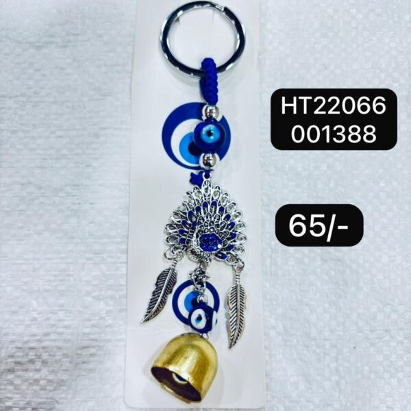 (HT22066) EVIL EYE KEYCHAIN & HANGING ( In one pkt 12 pcs )