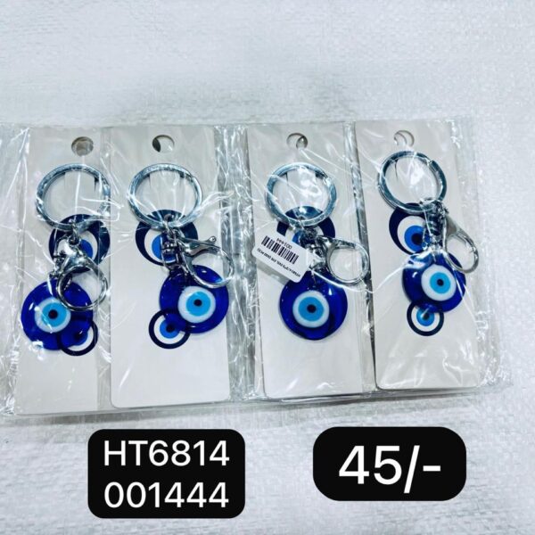 (HT6814) EVIL EYE KEYCHAIN & HANGING ( In one pkt 12 pcs )