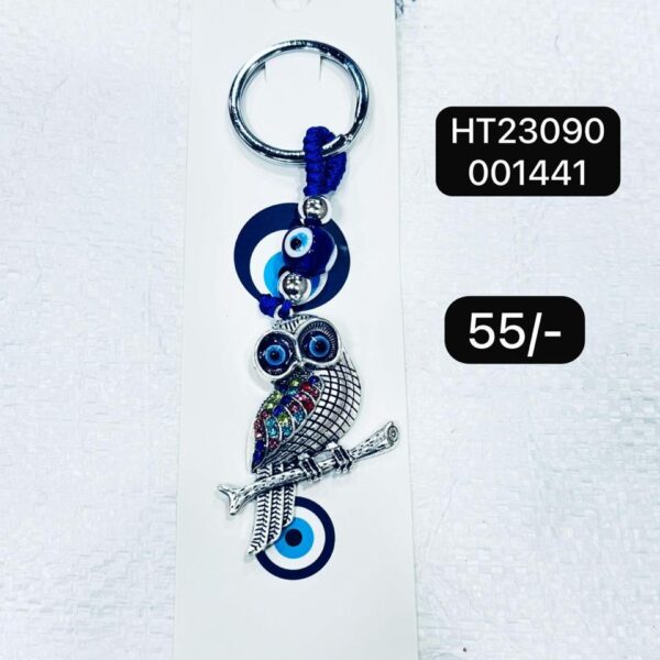 (HT23090) EVIL EYE KEYCHAIN & HANGING ( In one pkt 12 pcs )