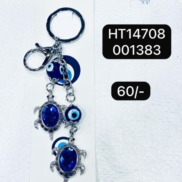 (HT14708) EVIL EYE KEYCHAIN & HANGING ( In one pkt 12 pcs )