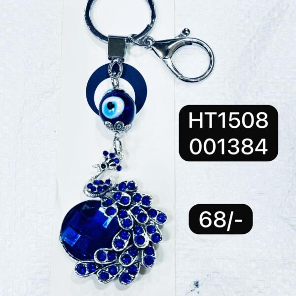 (HT1508) EVIL EYE KEYCHAIN & HANGING ( In one pkt 12 pcs )