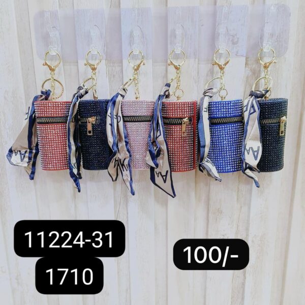 (11224-31) COIN PURSE KEYCHAIN ( In one pkt 12 pcs )