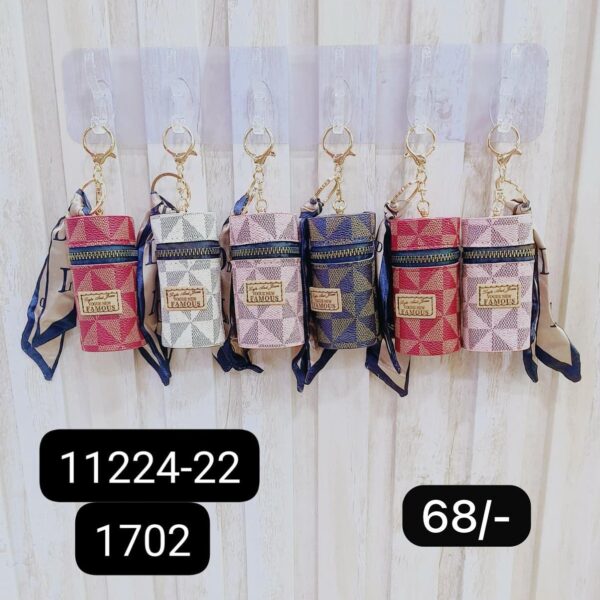 (11224-22) COIN PURSE KEYCHAIN ( In one pkt 12 pcs )