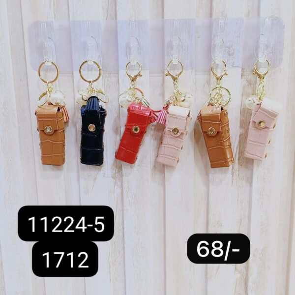 (11224-5) COIN PURSE KEYCHAIN ( In one pkt 12 pcs )
