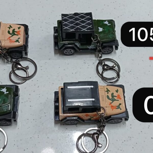 (1053-6) CAR KEYCHAIN ( In one pkt 6 pcs)