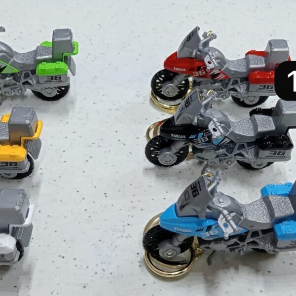 (1053-2) BIKE KEYCHAIN ( In one pkt 6 pcs )