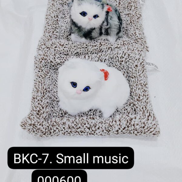 (BKC-7) DESK BOARD CAT SMALL MUSIC CAT ( In one pkt 3 pcs)