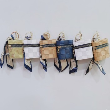 (11224-26) COIN PURSE KEYCHAIN ( In one pkt 12 pcs )