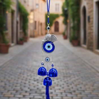(LD2007D) EVIL EYE KEYCHAIN & HANGING ( In one pkt 5 pcs )