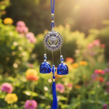 (LD-002) EVIL EYE KEYCHAIN & HANGING ( In one pkt 5 pcs )