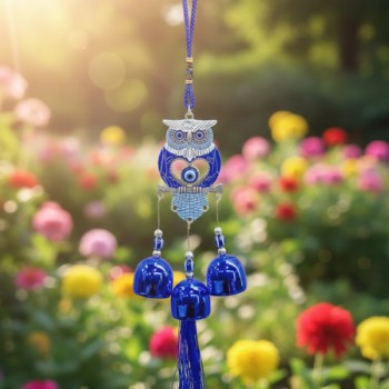 (LD2007) EVIL EYE KEYCHAIN & HANGING ( In one pkt 5 pcs )