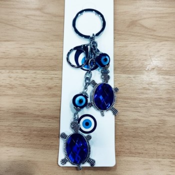 (HT22539) EVIL EYE KEYCHAIN & HANGING ( In one pkt 12 pcs )