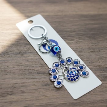 (HT23474) EVIL EYE KEYCHAIN & HANGING ( In one pkt 12 pcs )