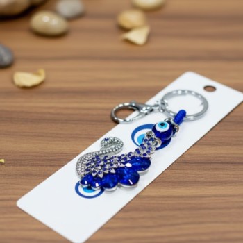 (HT23076) EVIL EYE KEYCHAIN & HANGING ( In one pkt 12 pcs )