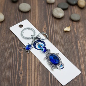 (HT22477) EVIL EYE KEYCHAIN & HANGING ( In one pkt 12 pcs )