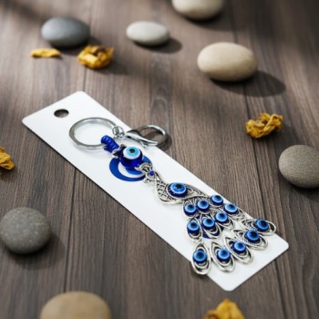 (HT23077) EVIL EYE KEYCHAIN & HANGING ( In one pkt 12 pcs)