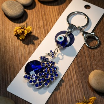 (HT1508) EVIL EYE KEYCHAIN & HANGING ( In one pkt 12 pcs )