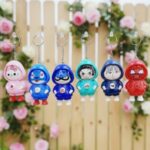 (KC-155) FACE CHANGE KEYCHAIN ( In one pkt 12 pcs )