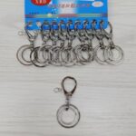 (6365-2) METAL HOOK KEUCHAIN FOR CAR BIKE (10 pcs in one pkt )