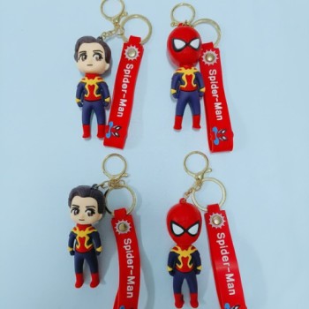 MIX CHARACTER "PVC" KEYCHAIN GOLDEN HOOK