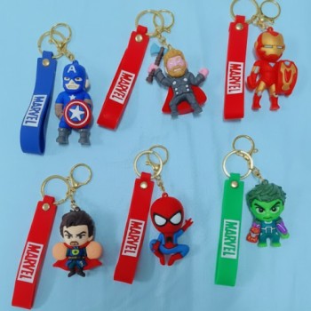 MIX CHARACTER "PVC" KEYCHAIN GOLDEN HOOK
