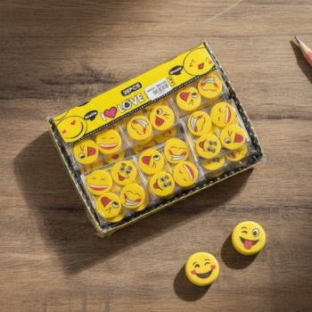 SMILY ERASER (In one pkt 36 pcs)