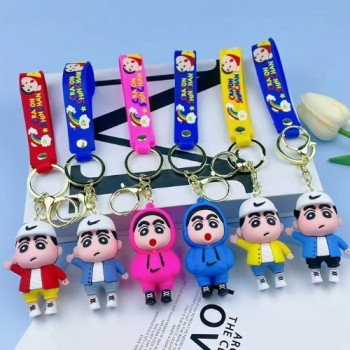 SHINCHAN MIX CHARACTOR "PVC" KEYCHAIN GOLDEN HOOK