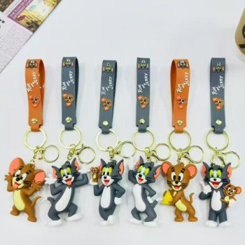 TOM AND JARRY "PVC" KEYCHAIN GOLDEN HOOK