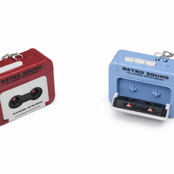 RETRO TAPE RECORDER KEYCHAIN(PACK OF 10)