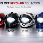 LED LIGHT HELMET KEYCHAIN(PACK OF 12)